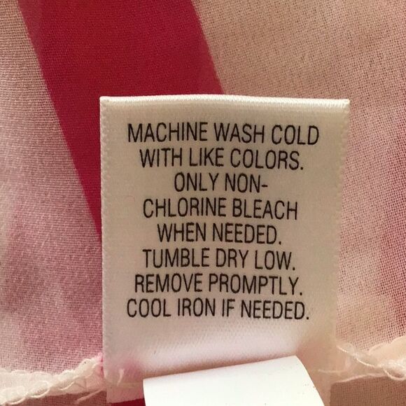 Apt. 9 Pink Striped Lightweight Chiffon Nautical Blouse with Cami Tank - Picture 13 of 16